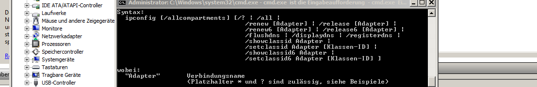 Befehlszeilenreferenz: Start > Ausführen...